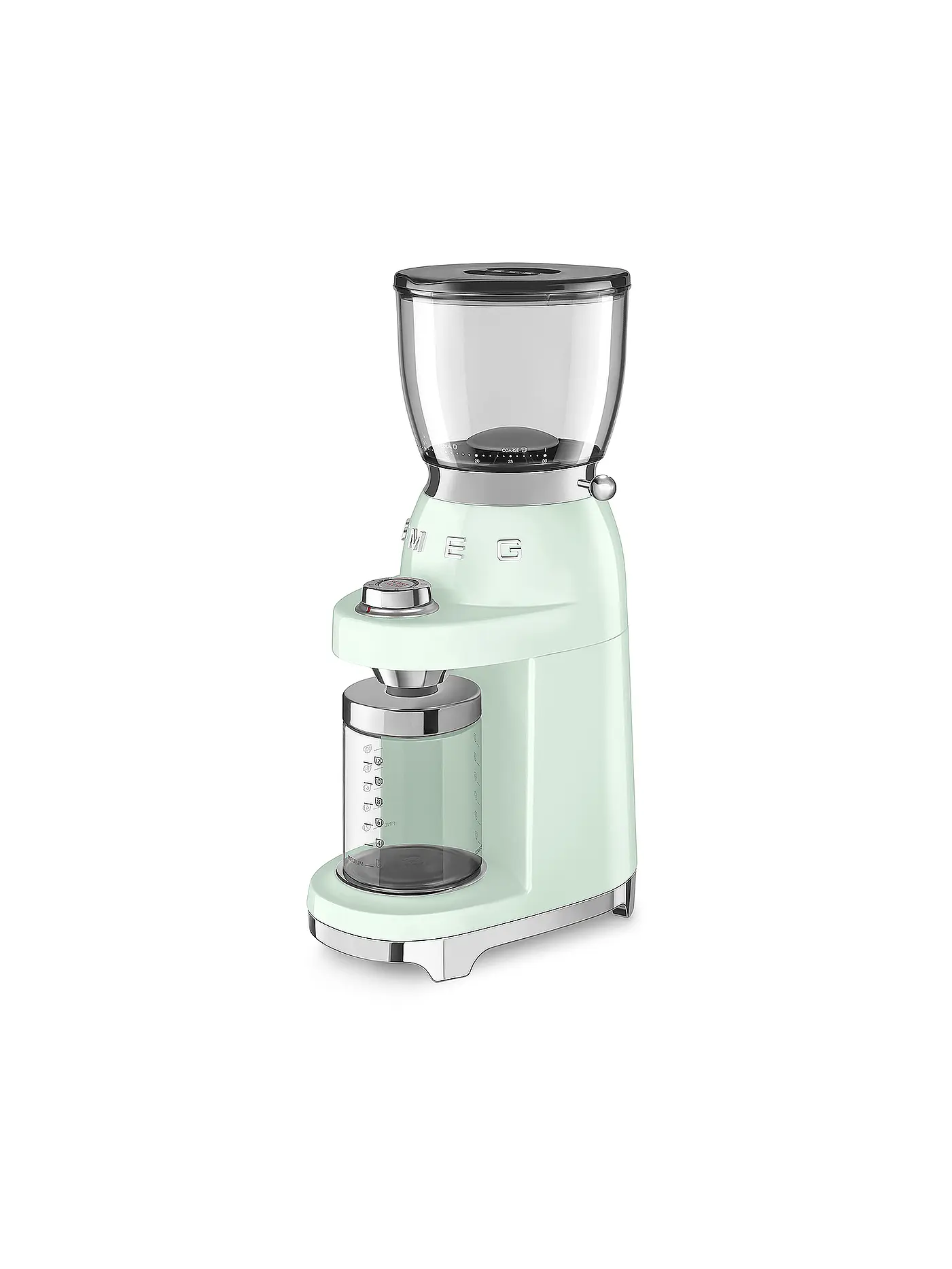 SMEG | Kaffeemühle 50s Retro Style Schwarz CGF01BLEU | hellgrün